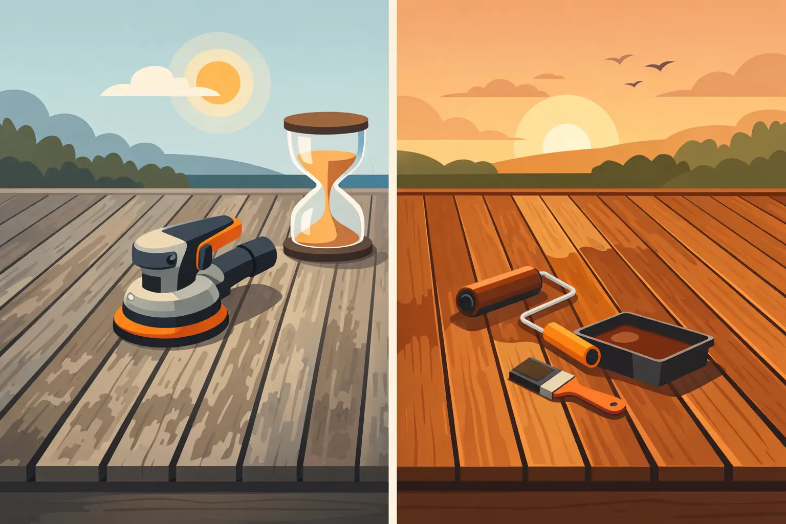 How Long Does It Take to Resurface a Deck?