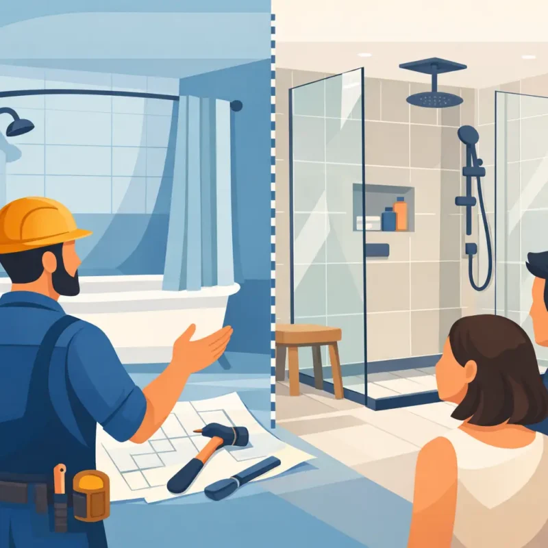 Walk In Shower Conversion: What to Expect