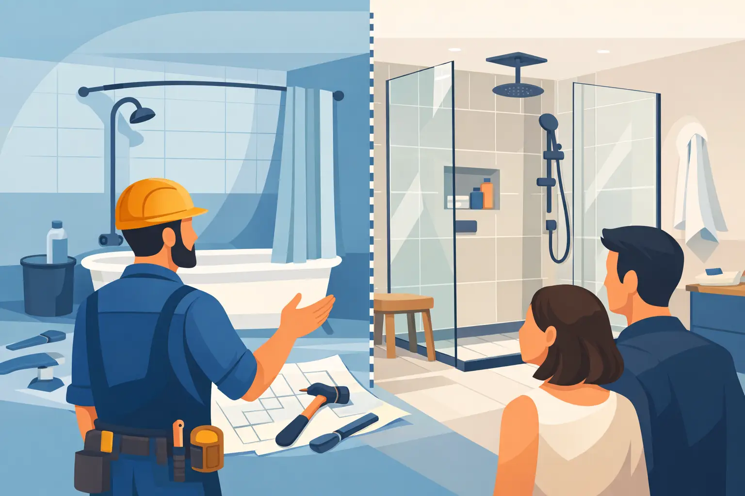 Walk In Shower Conversion: What to Expect